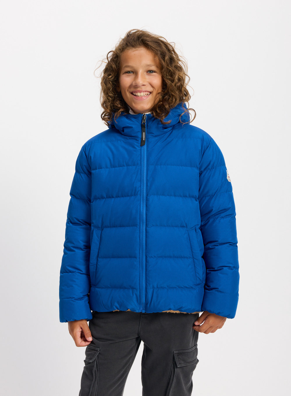 pyrenex-doudoune-keylinn-enfant-bleu-lectrique-r-versible image 1