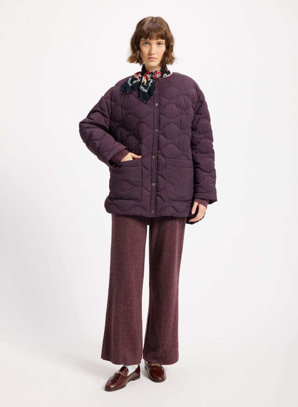 pyrenex-sienna-doudoune-l-g-re-femme-bordeaux image 2