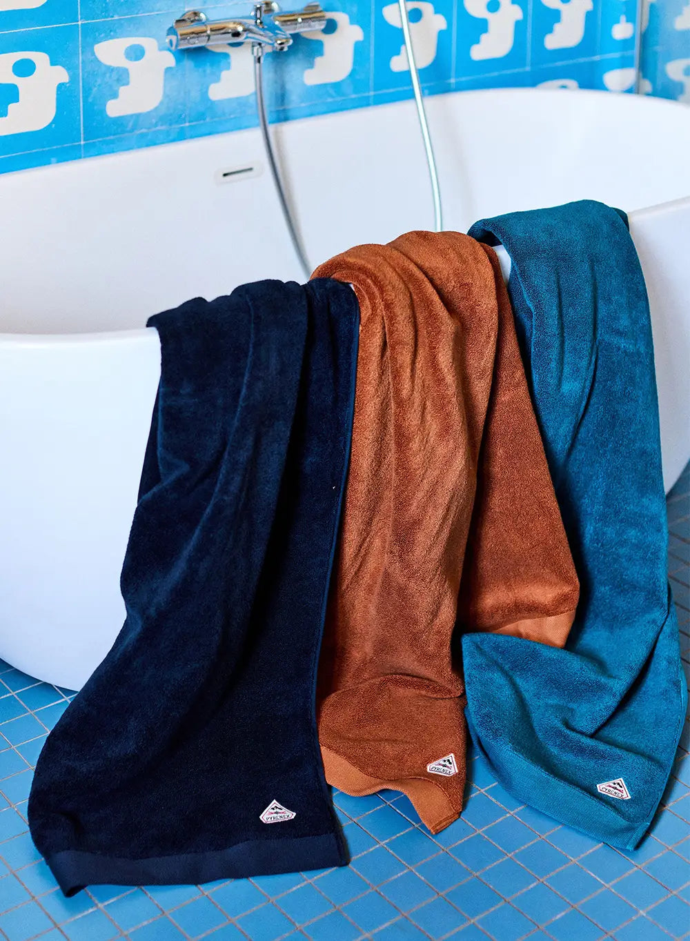 pyrenex-hana-maxi-drap-de-bain-bleu-paon image 2