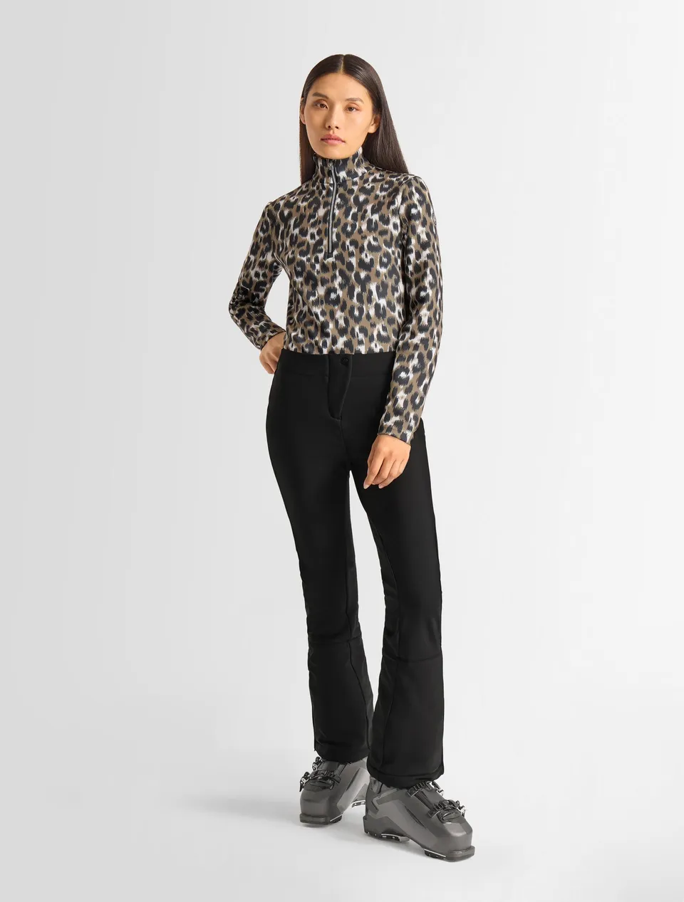 fusalp-orion-leopard-sous-pull-ski-col-montant-powerstretch image 1