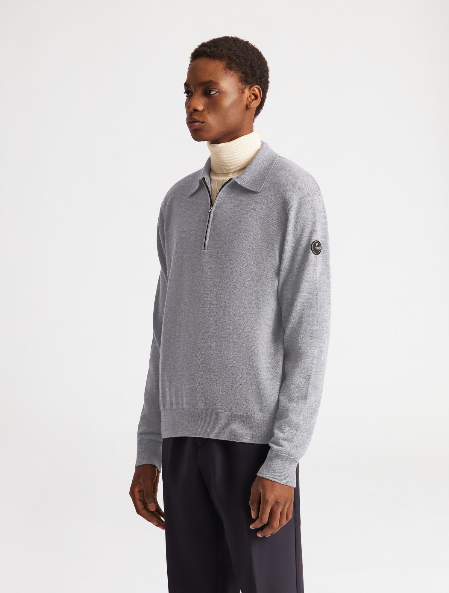 fusalp-pull-clovis-pull-col-polo-zipp-laine-et-soie-homme image 2