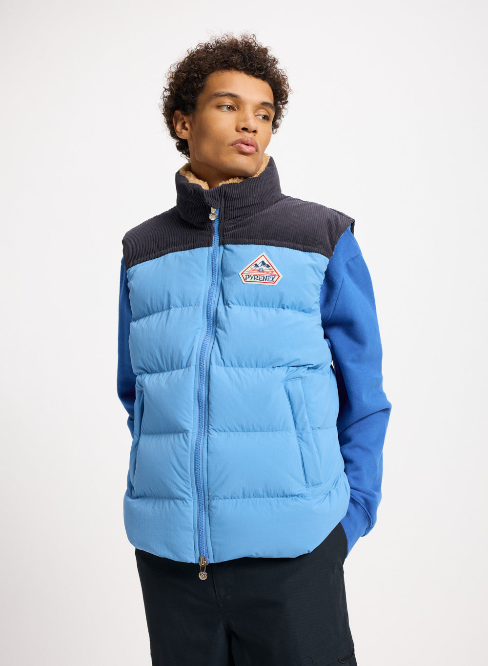 pyrenex-retro-john-doudoune-sans-manches-bleu-ciel image 1