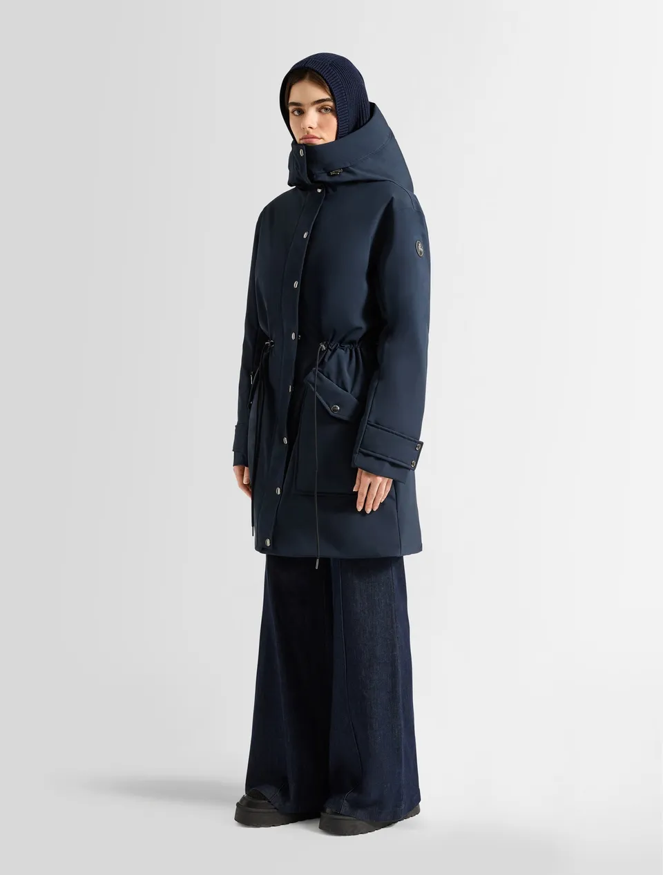 fusalp-janix-manteau-femme-mi-long-hiver-stretch image 1