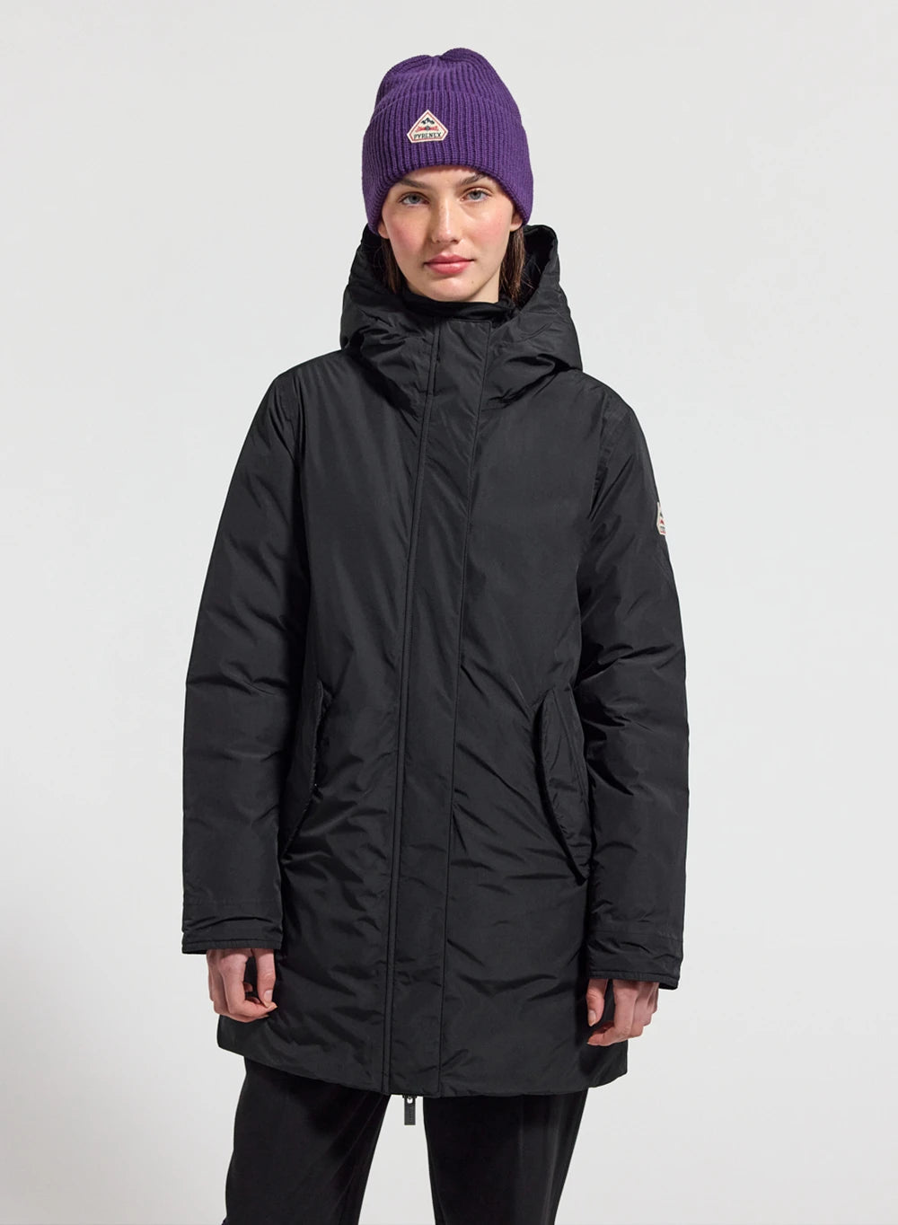 pyrenex-easy-parka-imperm-able-femme-noire-duvet-naturel image 1