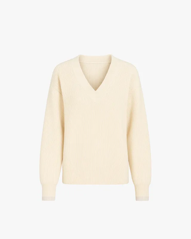 quartz-co-katrina-chandail-col-en-v-femme-laine-d-alpaga image 1