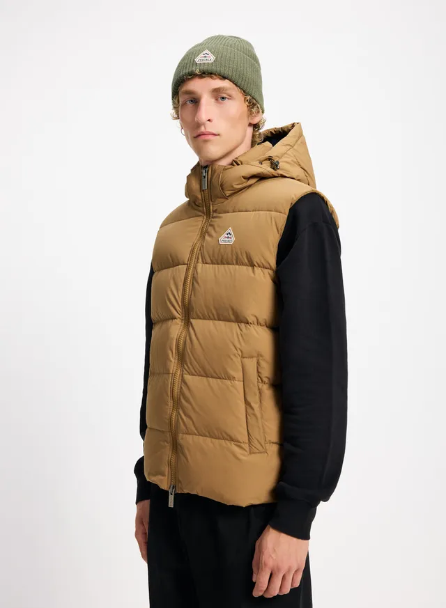 pyrenex-spoutnic-doudoune-sans-manche-unisexe-cuivre-capuche image 1