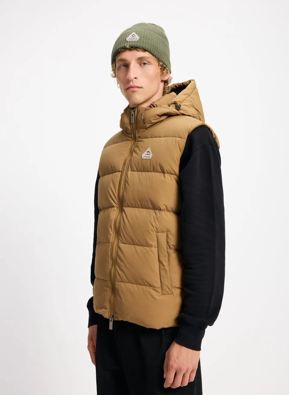 pyrenex-spoutnic-doudoune-sans-manche-unisexe-cuivre-capuche image 1