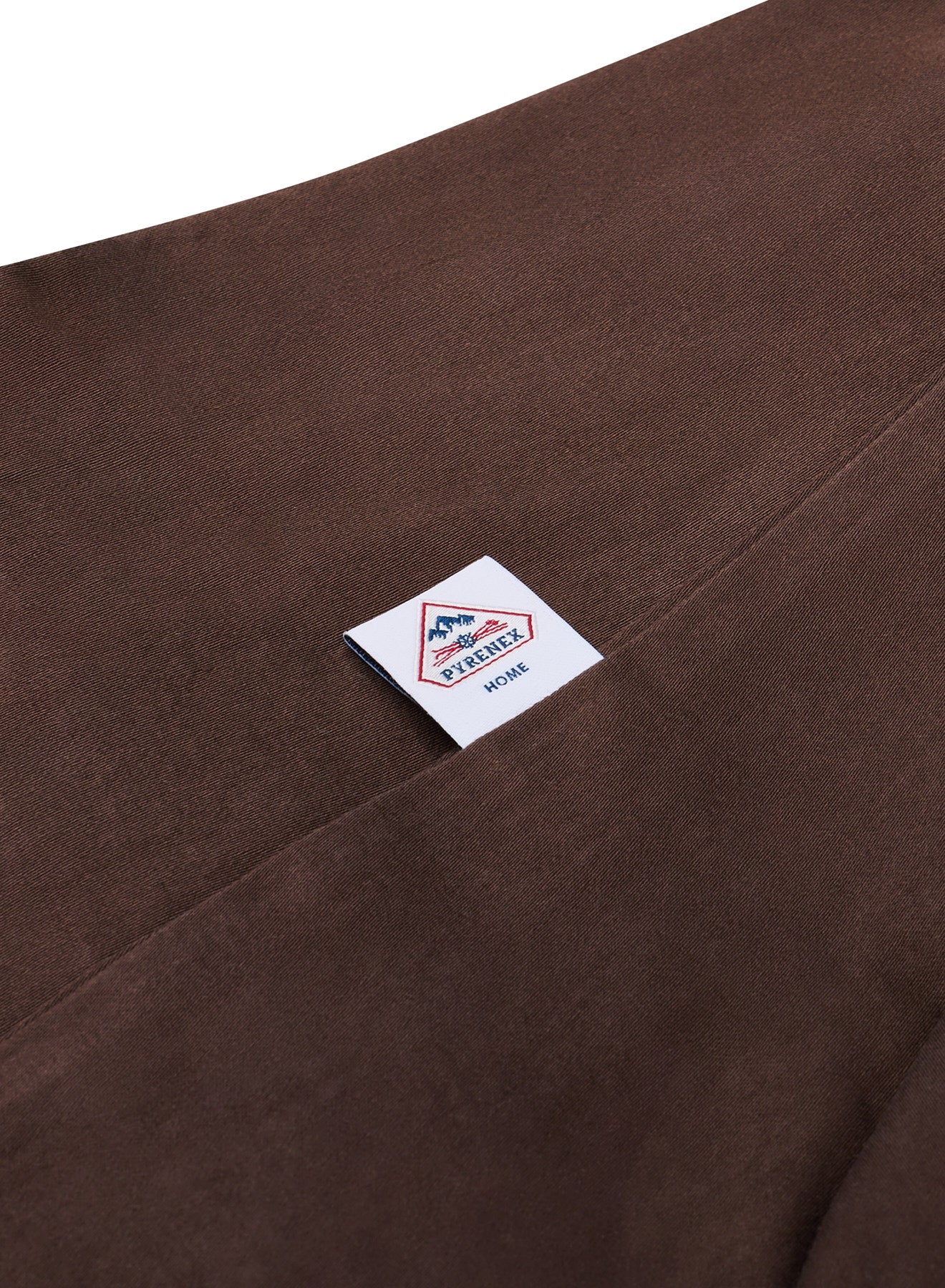 pyrenex-lily-housse-de-couette-unie-marron-coton-bio-et-tencel-lyocell image 3