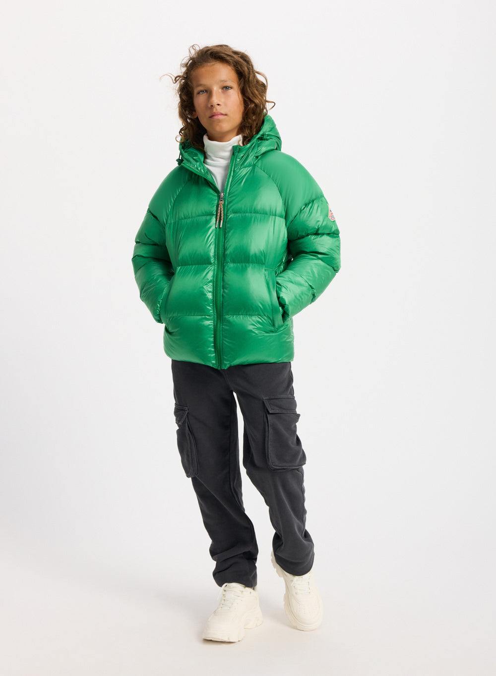 pyrenex-sten-doudoune-capuche-enfant-verte image 3