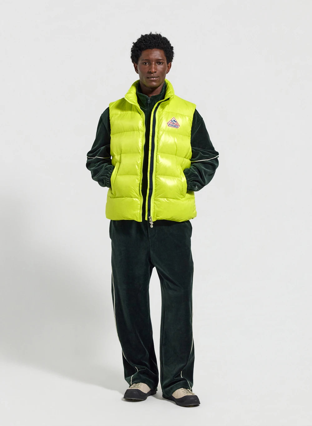 doudoune-sans-manches-unisexe-pyrenex-john-jaune-citron image 3
