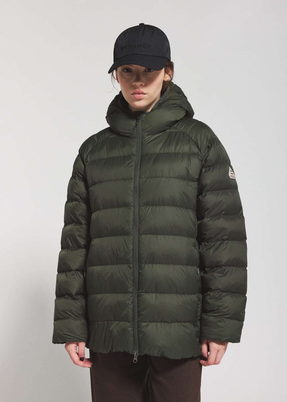 doudoune-capuche-homme-pyrenex-arial-kaki-fonc image 1