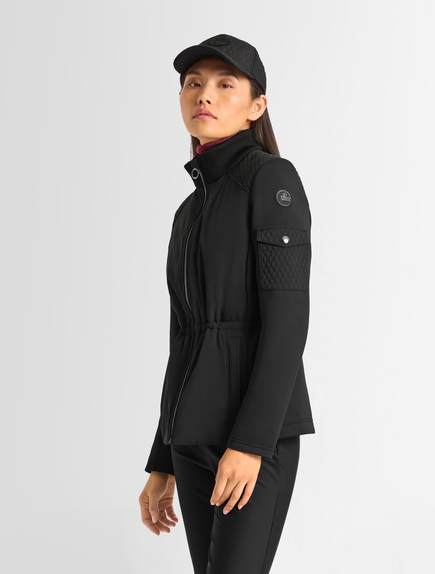 fusalp-laa-s-veste-femme-stretch-col-maille image 2