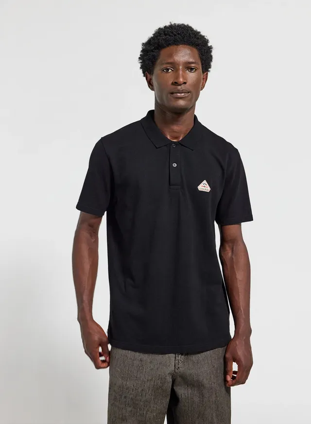 pyrenex-cobalt-polo-homme-coton-bio-noir image 1