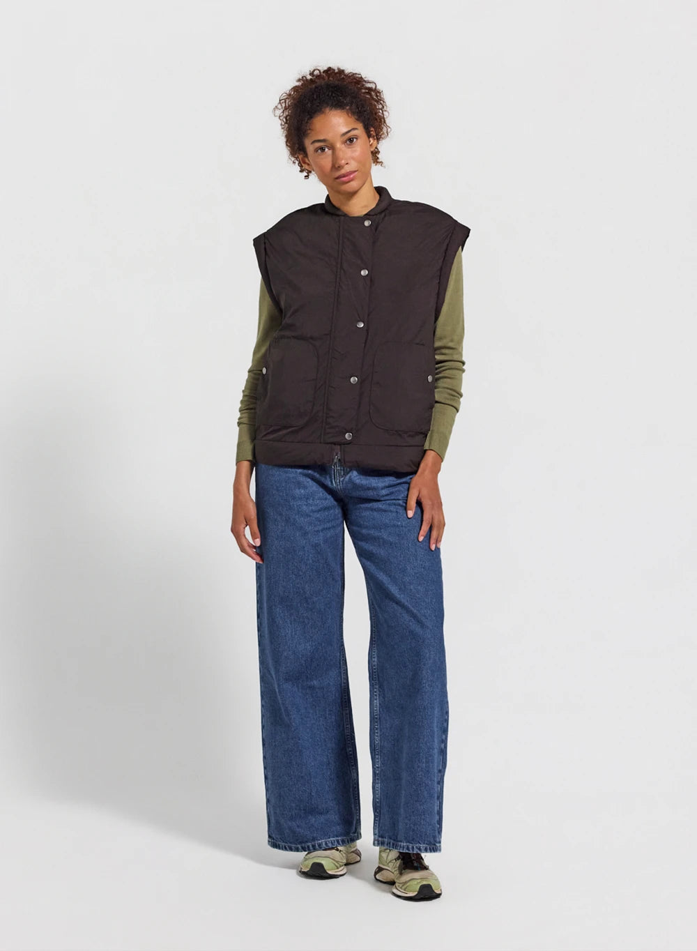 pyrenex-ritzy-doudoune-l-g-re-sans-manches-femme-marron-fonc image 2