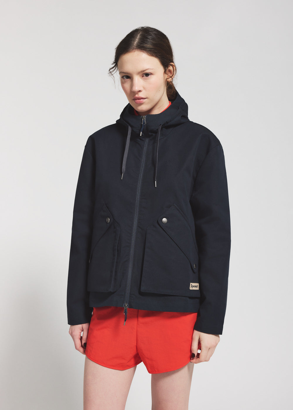 pyrenex-waterfall-veste-l-g-re-capuche-femme-bleu-marine image 1