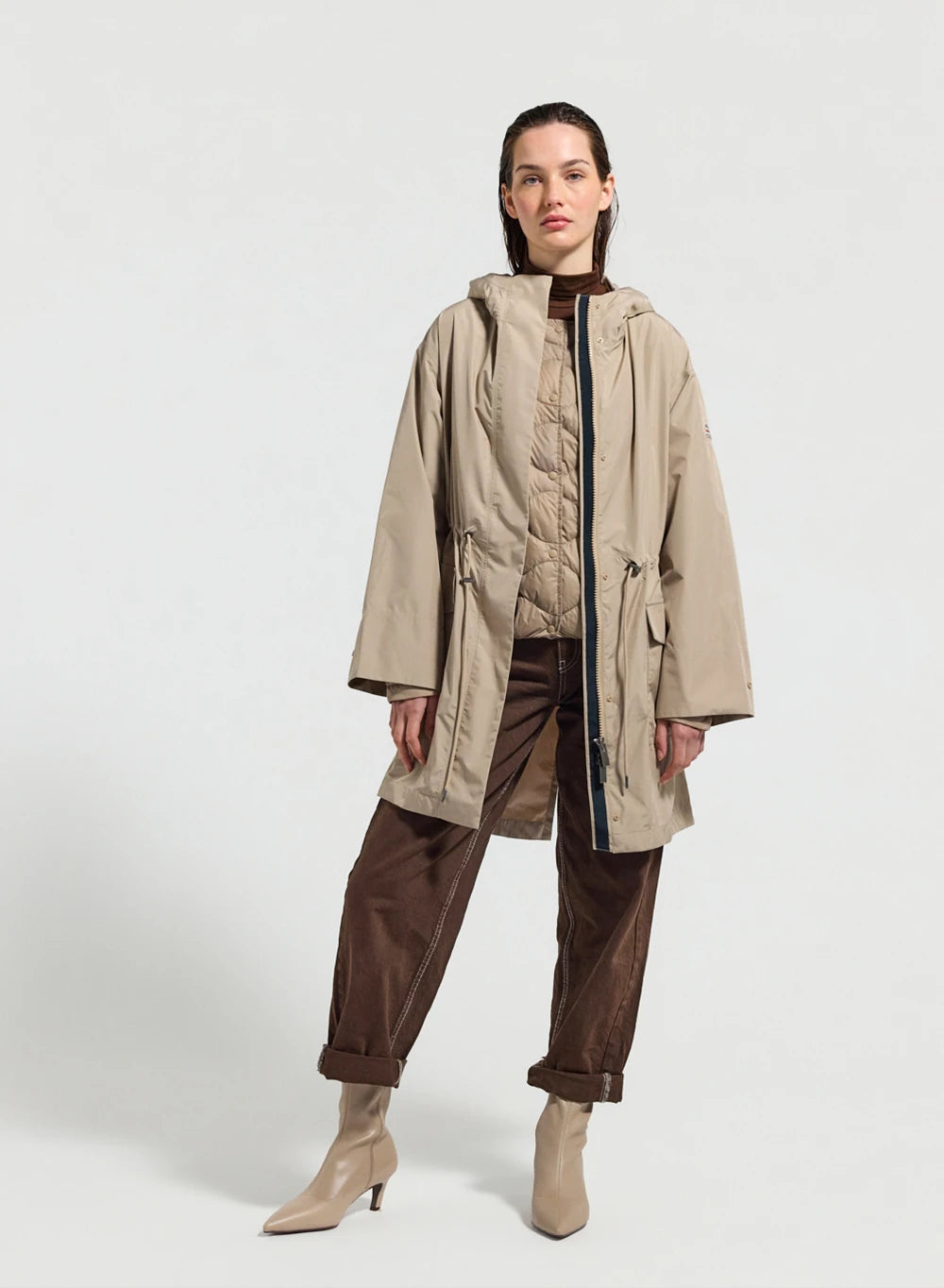 pyrenex-grace-parka-imperm-able-femme-beige-clair image 2