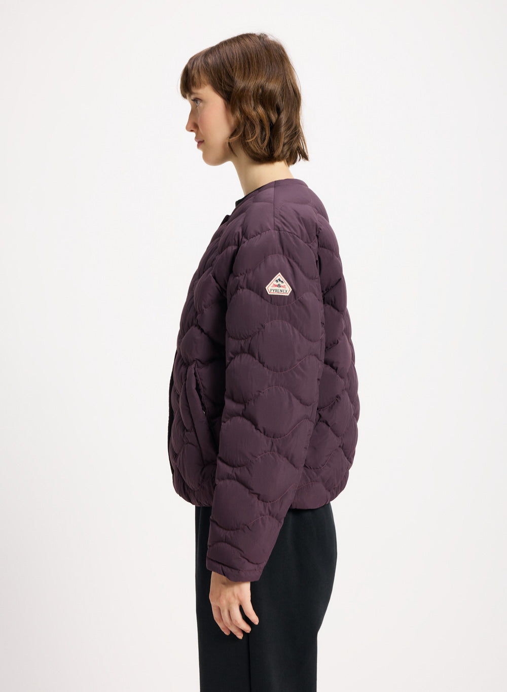 pyrenex-nacre-doudoune-l-g-re-femme-bordeaux image 3