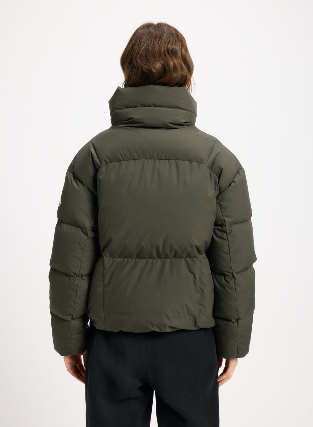 pyrenex-harmonie-crop-khaki-doudoune-courte-femme-relax image 4