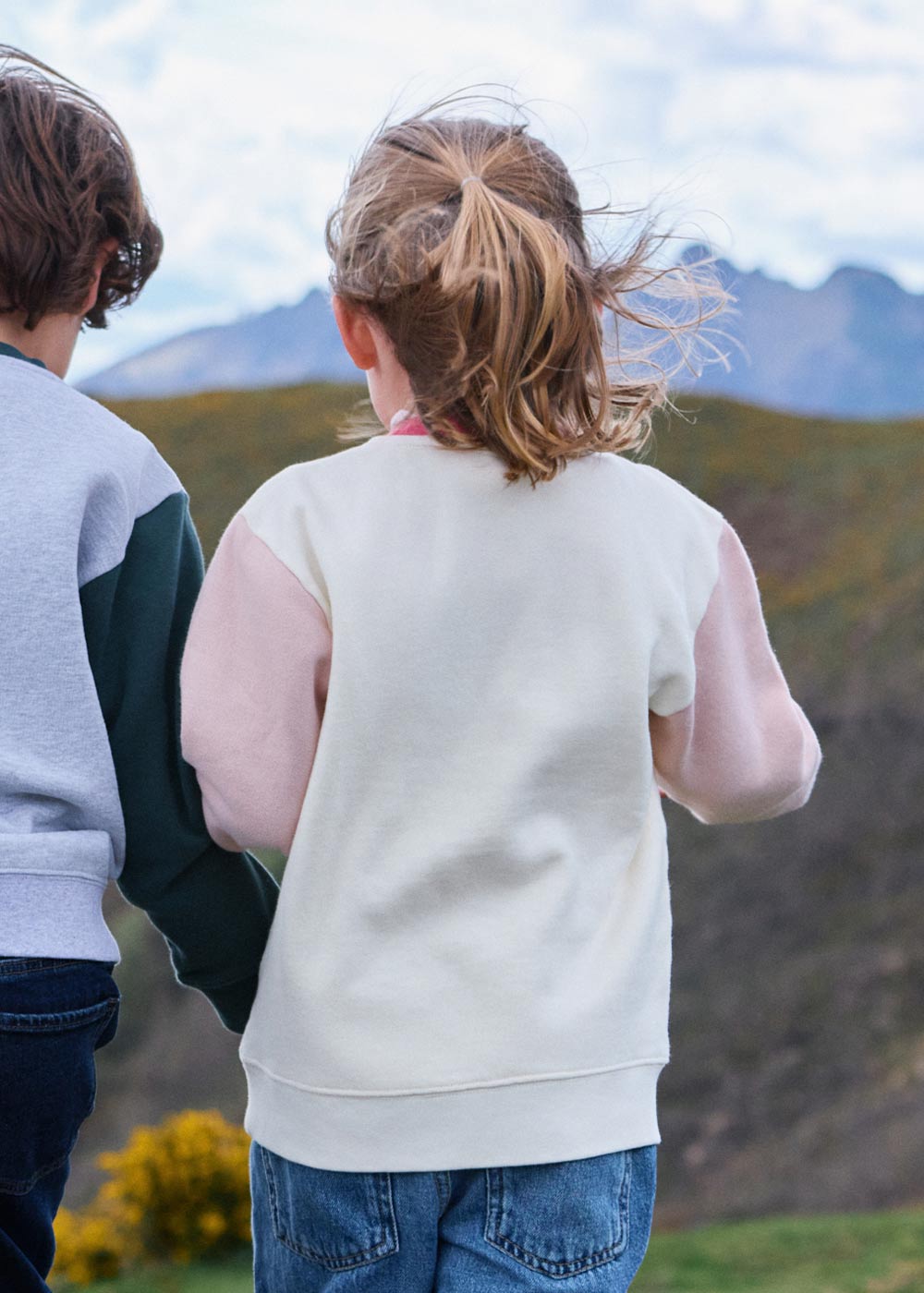 pyrenex-x-bonton-sweat-sandy-enfant-molleton-coton-cr-me image 2