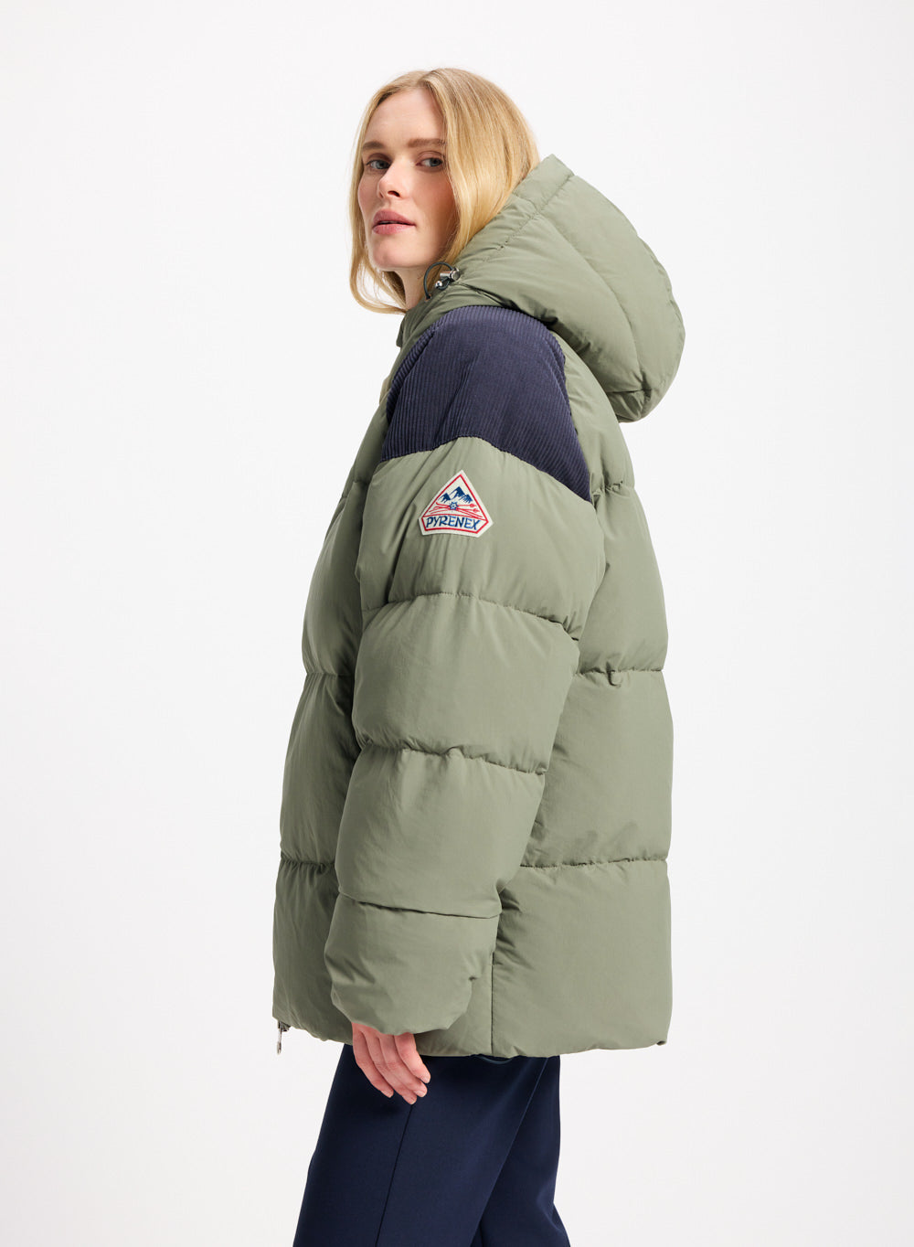 pyrenex-retro-sten-doudoune-unisexe-kaki-sherpa image 5