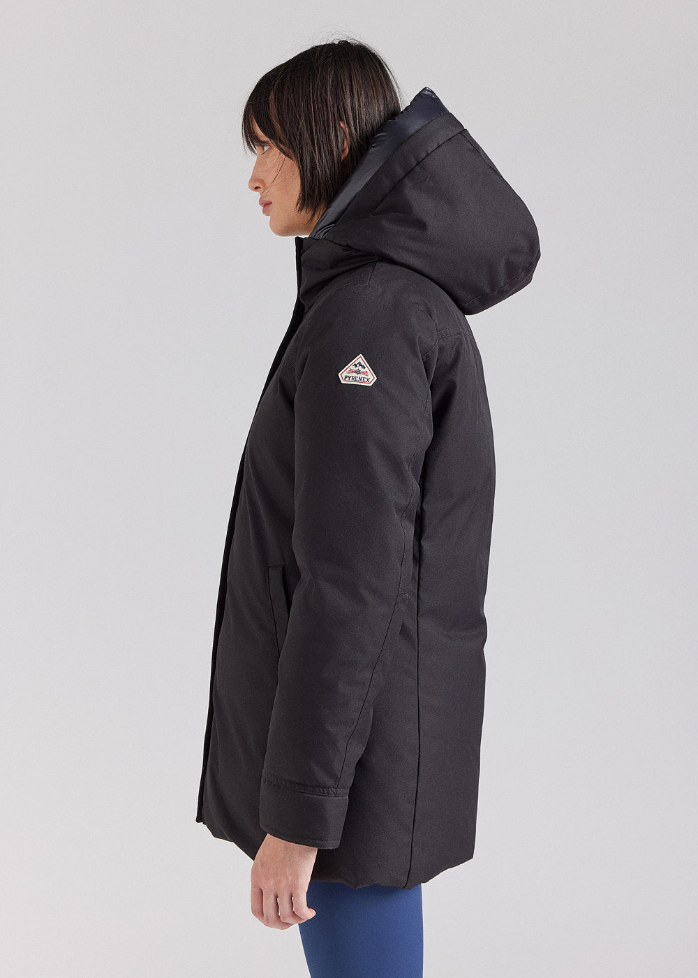 parka-femme-pyrenex-charlotte-duvet-naturel-noire image 4