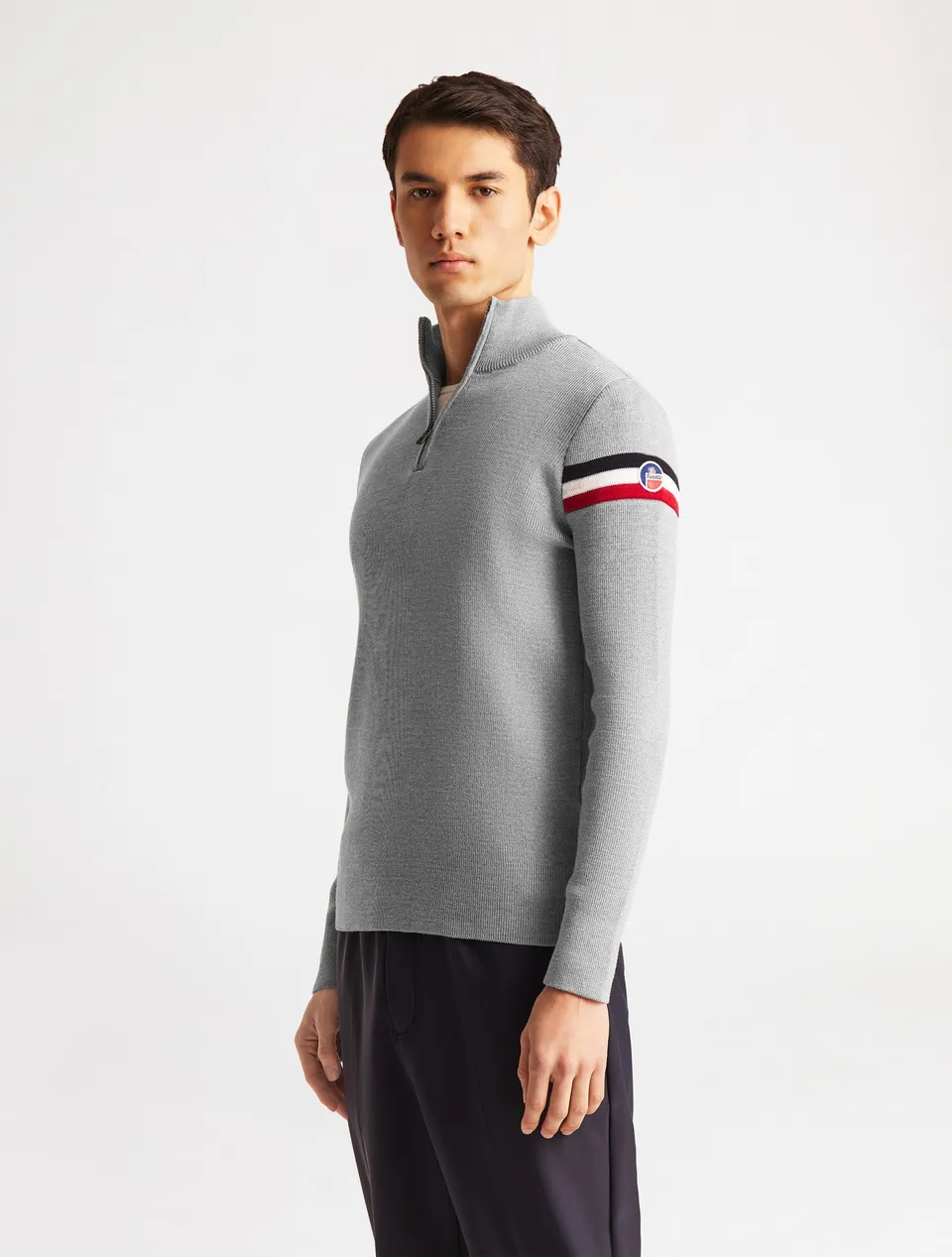 fusalp-pull-wengen-homme-laine-m-rinos-col-camionneur-zipp-r-f-a2126-02965 image 1