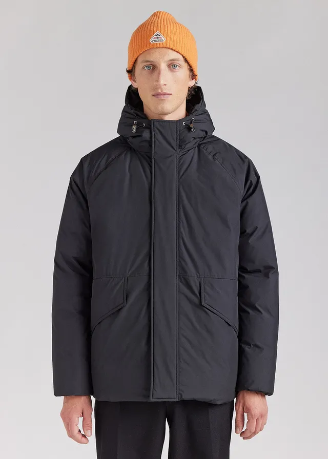 pyrenex-covert-parka-courte-homme-en-duvet-naturel-black image 1