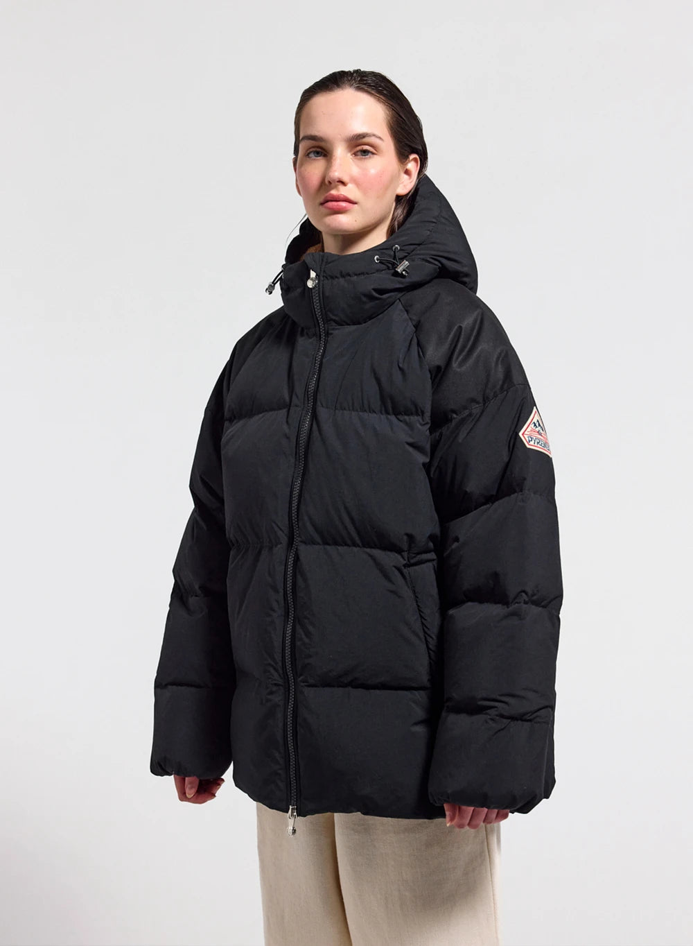 pyrenex-retro-sten-doudoune-unisexe-noire-duvet image 2