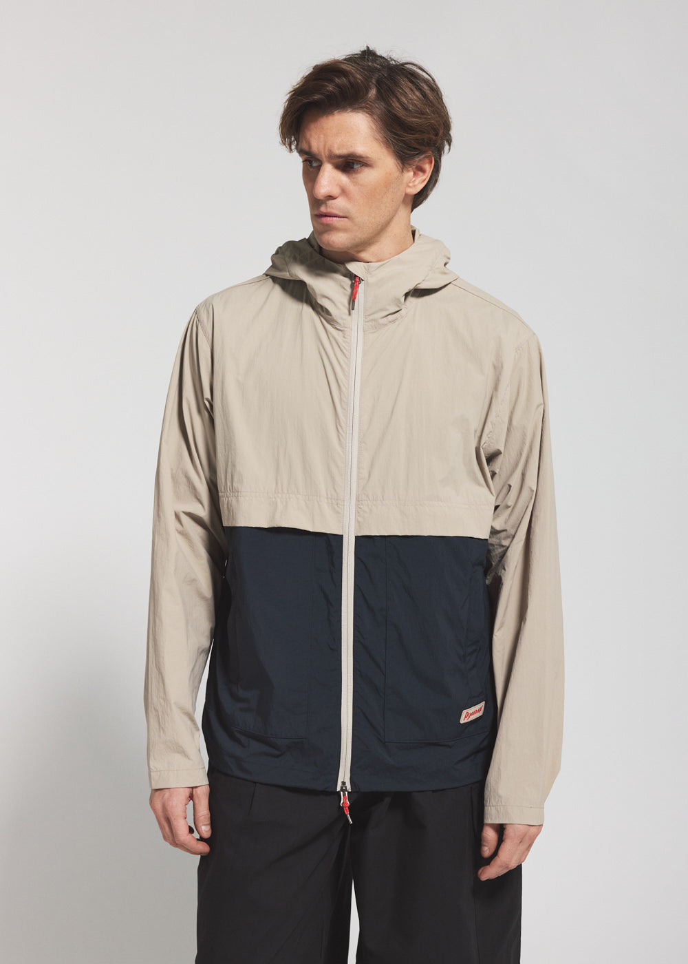 pyrenex-soulere-coupe-vent-unisexe-capuche-beige image 1