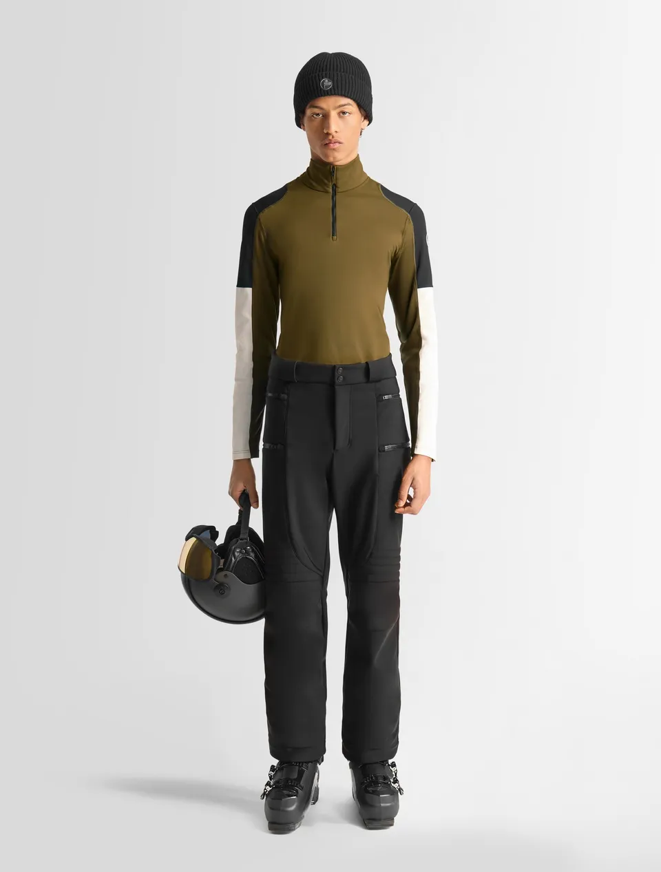 fusalp-pravio-sous-pull-ski-col-montant-demi-zipp-powerstretch image 1