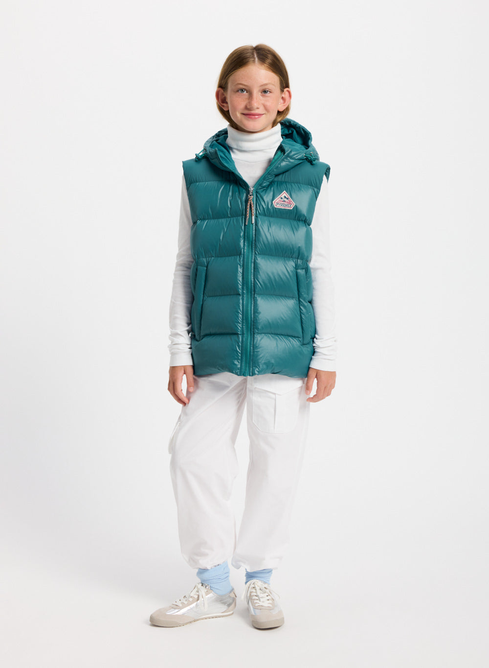 pyrenex-john-doudoune-sans-manches-enfant-bleu-turquoise image 3