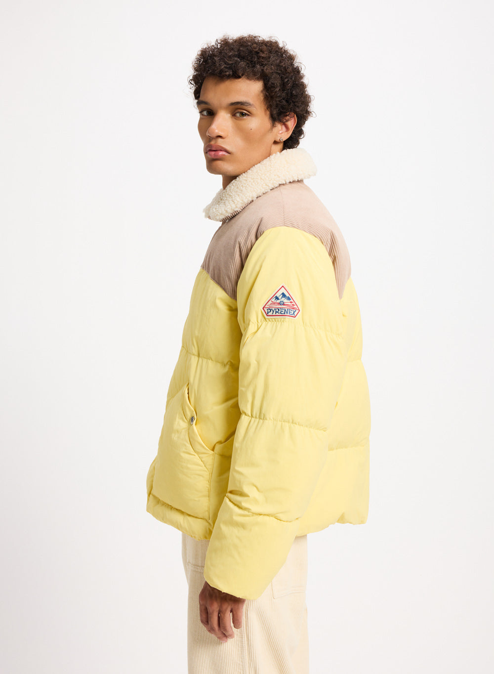 pyrenex-fiery-doudoune-hiver-unisexe-jaune-aviateur image 3