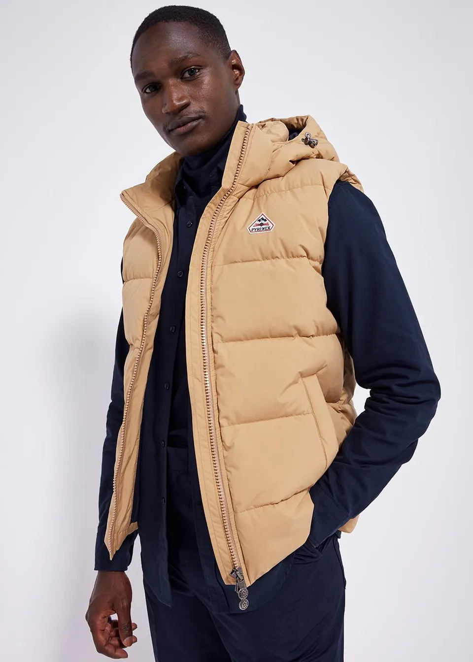 pyrenex-spoutnic-gilet-sans-manche-iced-coffee image 1