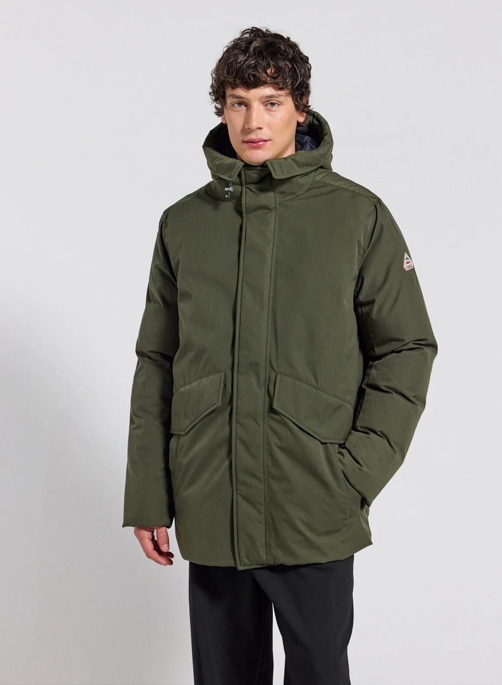pyrenex-fingal-parka-matelass-e-homme-kaki-fonc image 1