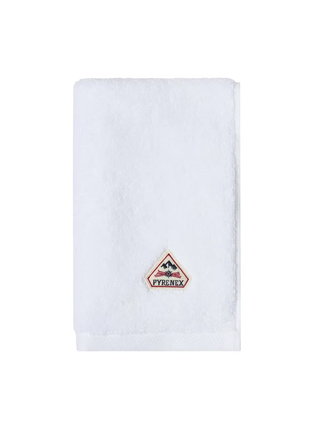 set-de-2-serviettes-invit-pyrenex-hana-blanches-600-g-m2 image 1