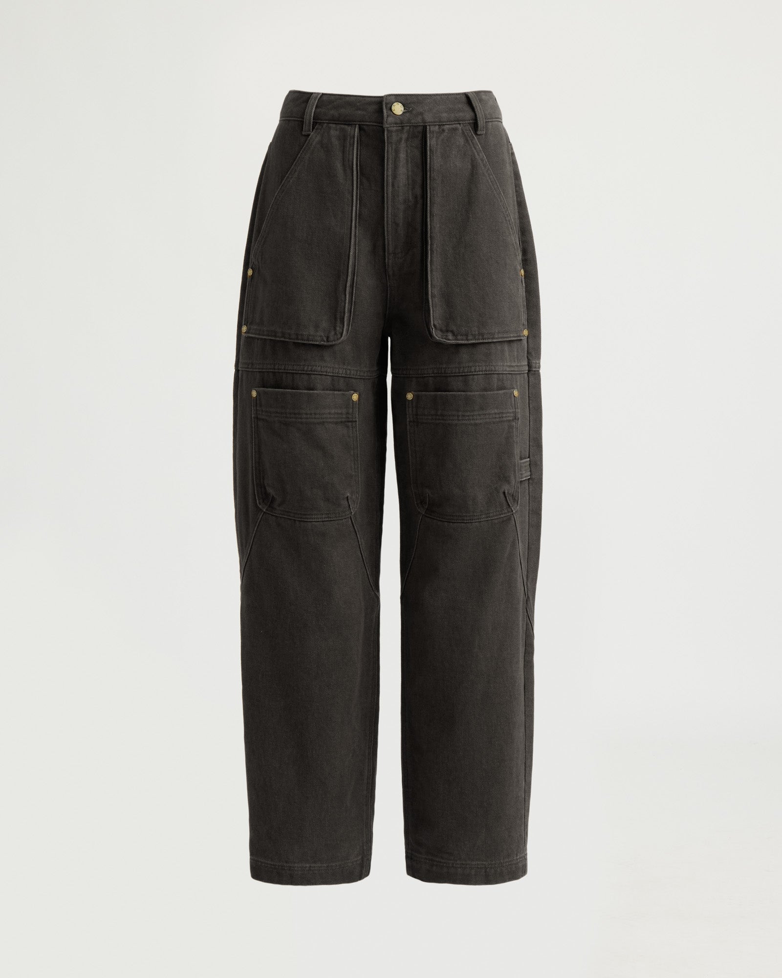 kanuk-kiamika-pantalon-cargo-en-serg-jambe-ballon-femme image 2