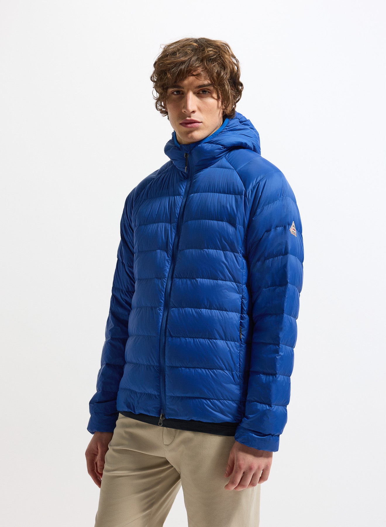 pyrenex-guzet-doudoune-l-g-re-capuche-homme-bleu-lectrique image 1