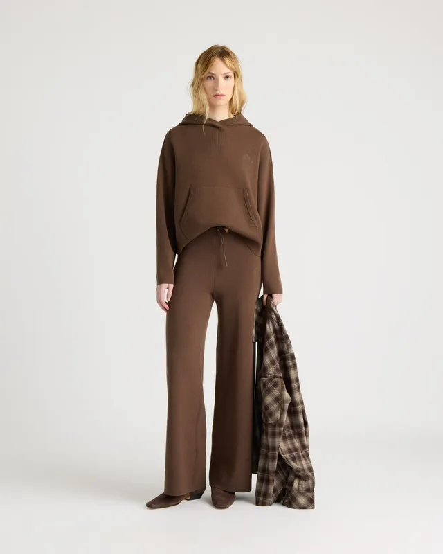 kanuk-pantalon-carillon-femme-tricot-jambe-large-taille-haute image 1