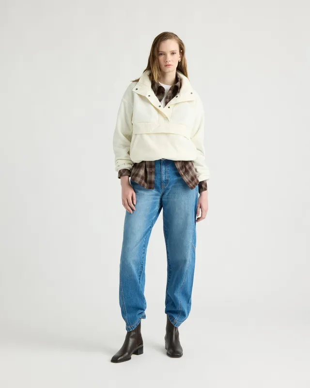 kanuk-manouane-pull-molleton-polaire-col-montant-poches-zipp-es image 1