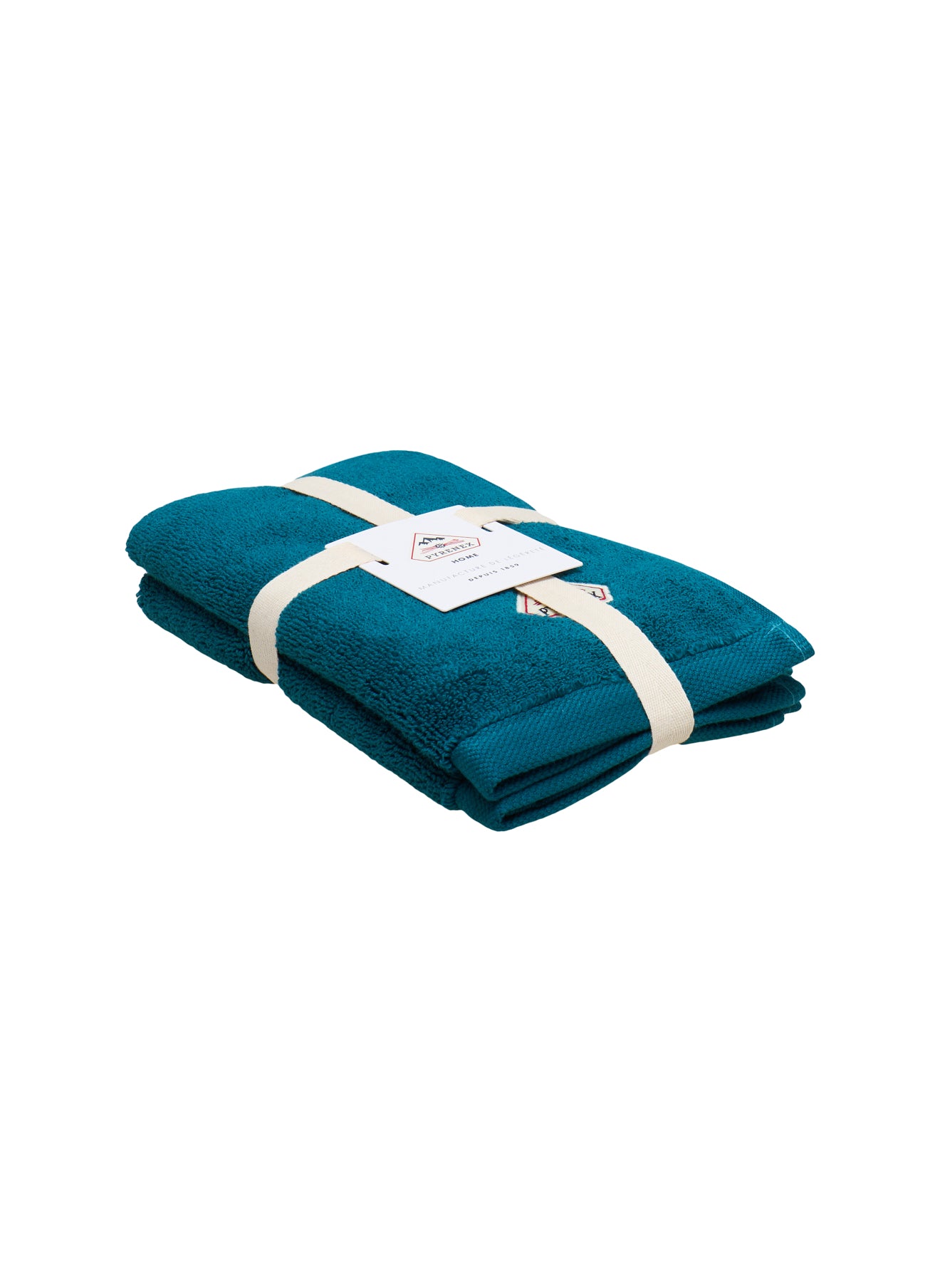 pyrenex-hana-set-de-2-serviettes-invit-s-bleu-paon image 4
