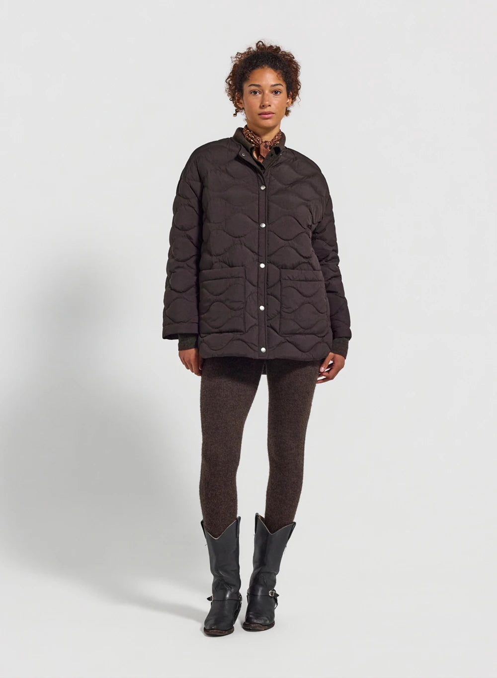 pyrenex-sienna-doudoune-l-g-re-femme-marron image 2