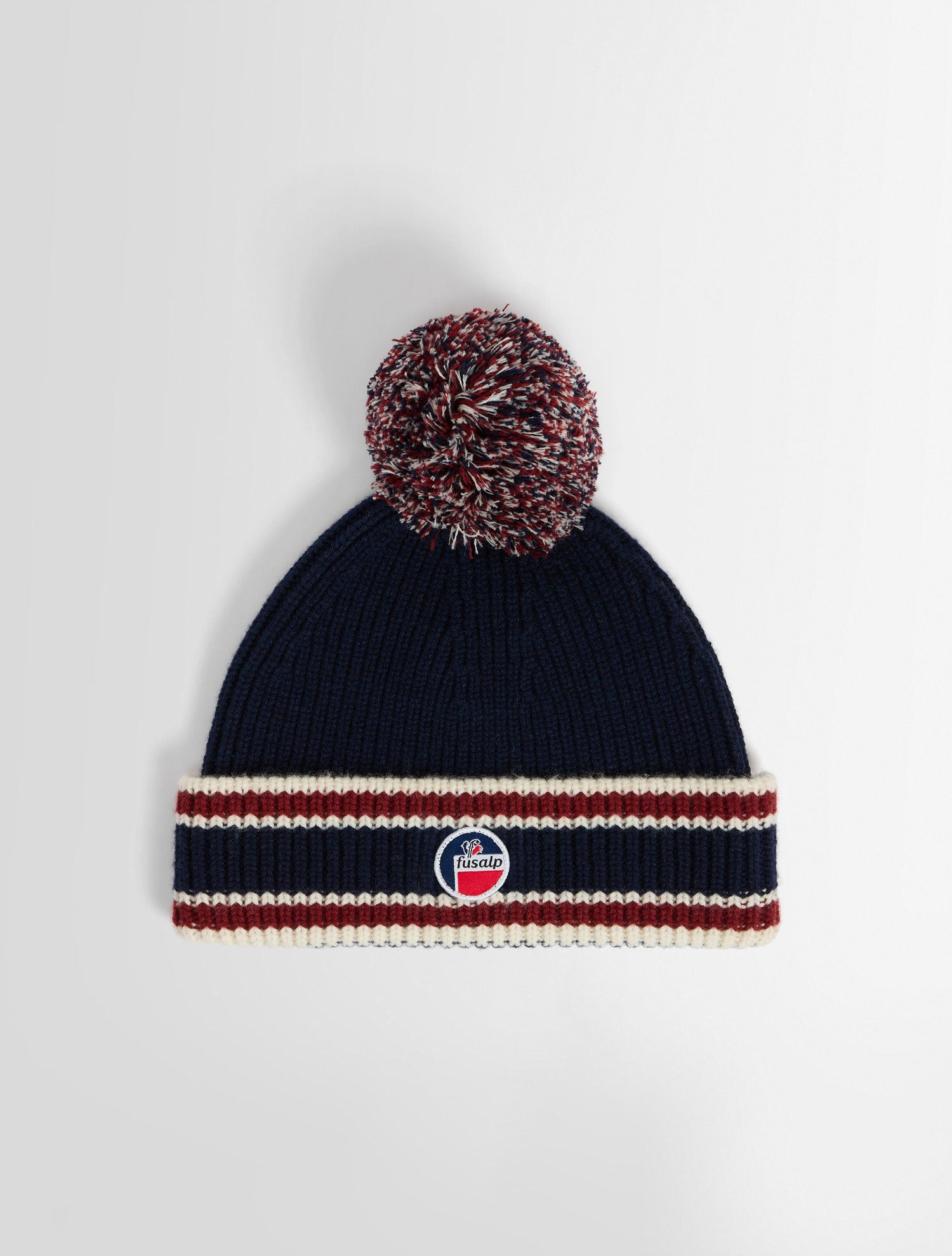 fusalp-pompon-bonnet-laine-et-cachemire-intarsia image 1