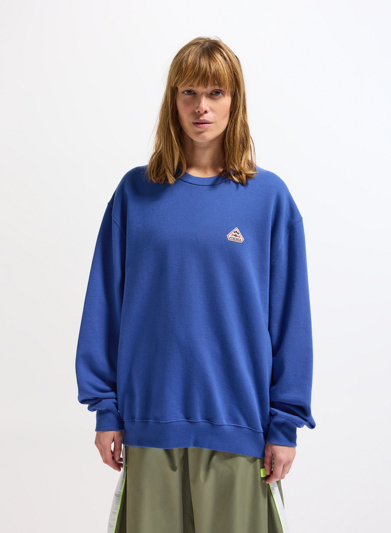 pyrenex-phase-sweat-col-rond-unisexe-bleu-lectrique image 2