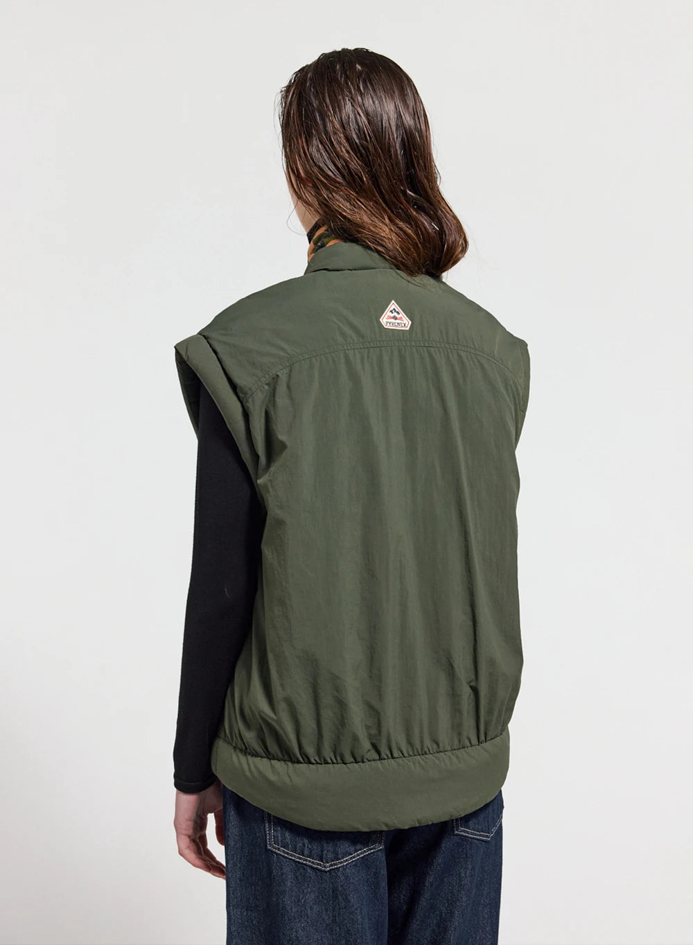pyrenex-ritzy-doudoune-l-g-re-sans-manches-femme-kaki-fonc image 3