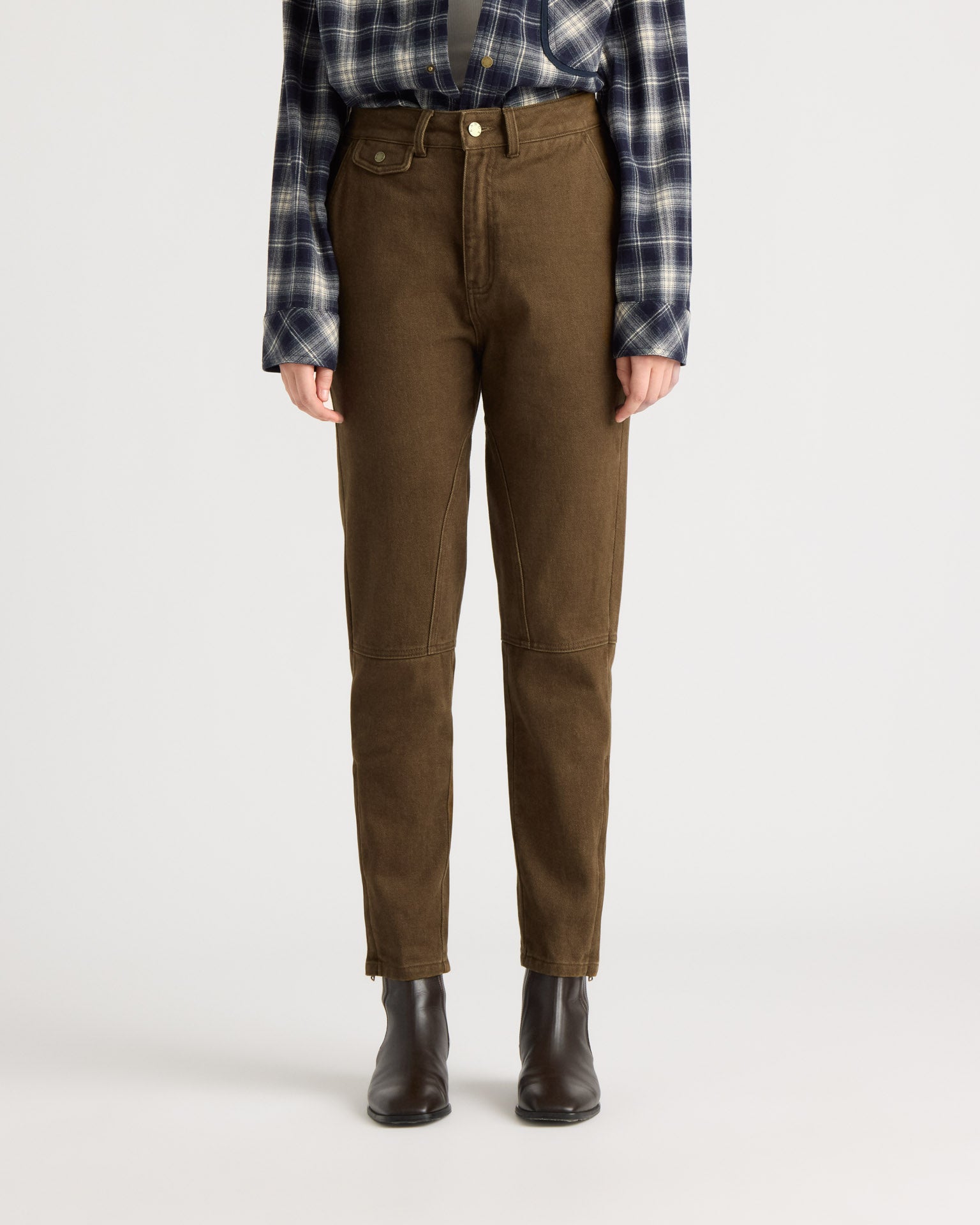 kanuk-sherrington-pantalon-questre-en-serg-femme image 3