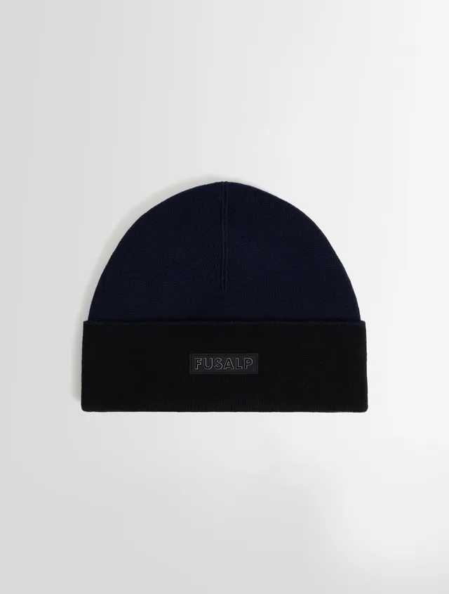 fusalp-bonnet-nieve-bonnet-en-laine-double-face-bicolore image 1