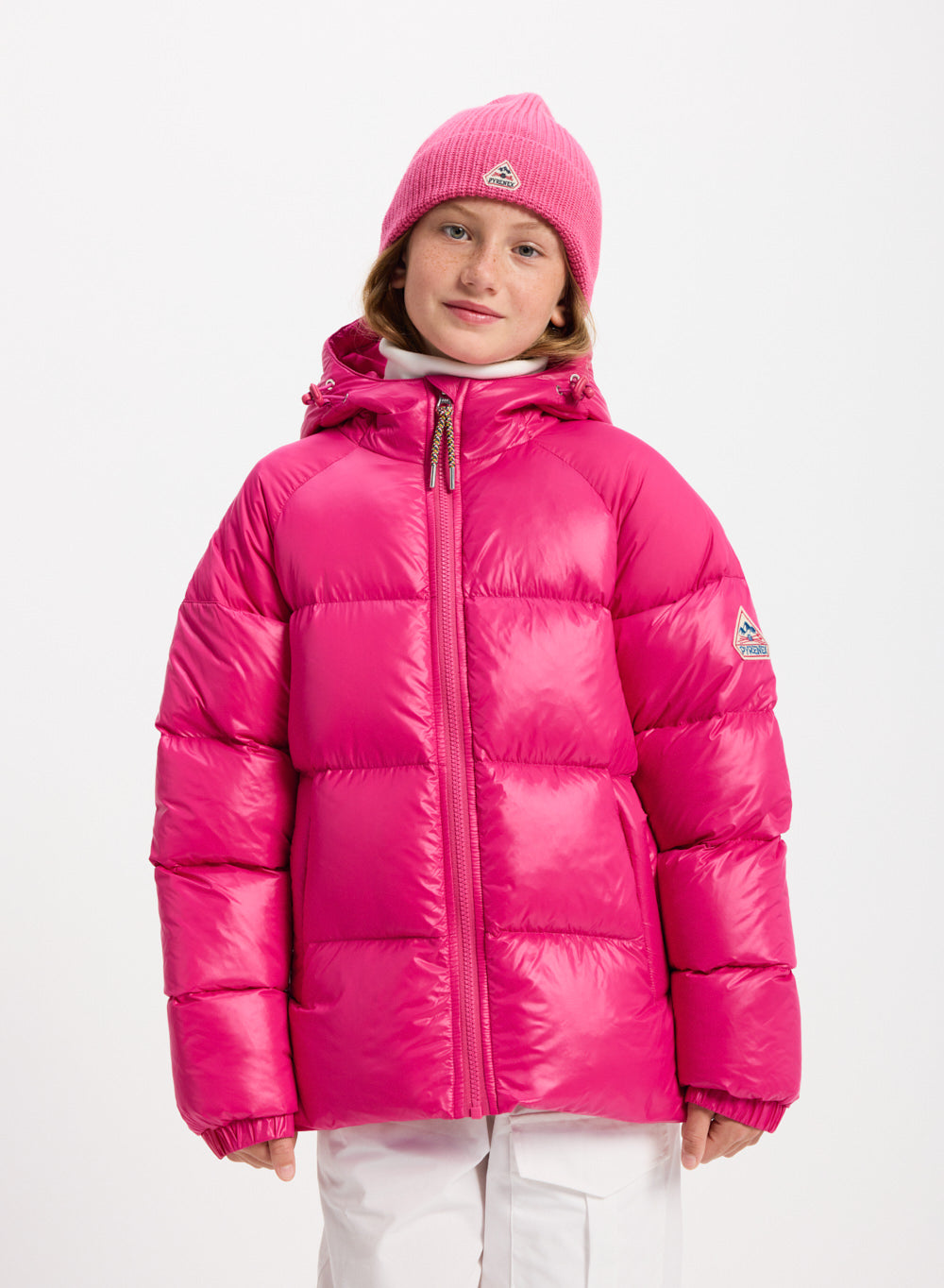 pyrenex-sten-doudoune-capuche-enfant-fuchsia-unisexe image 2