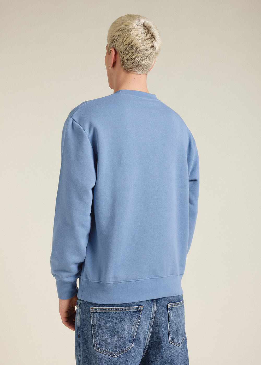 sweat-unisexe-pyrenex-phase-coronet-blue-coton-bio image 7