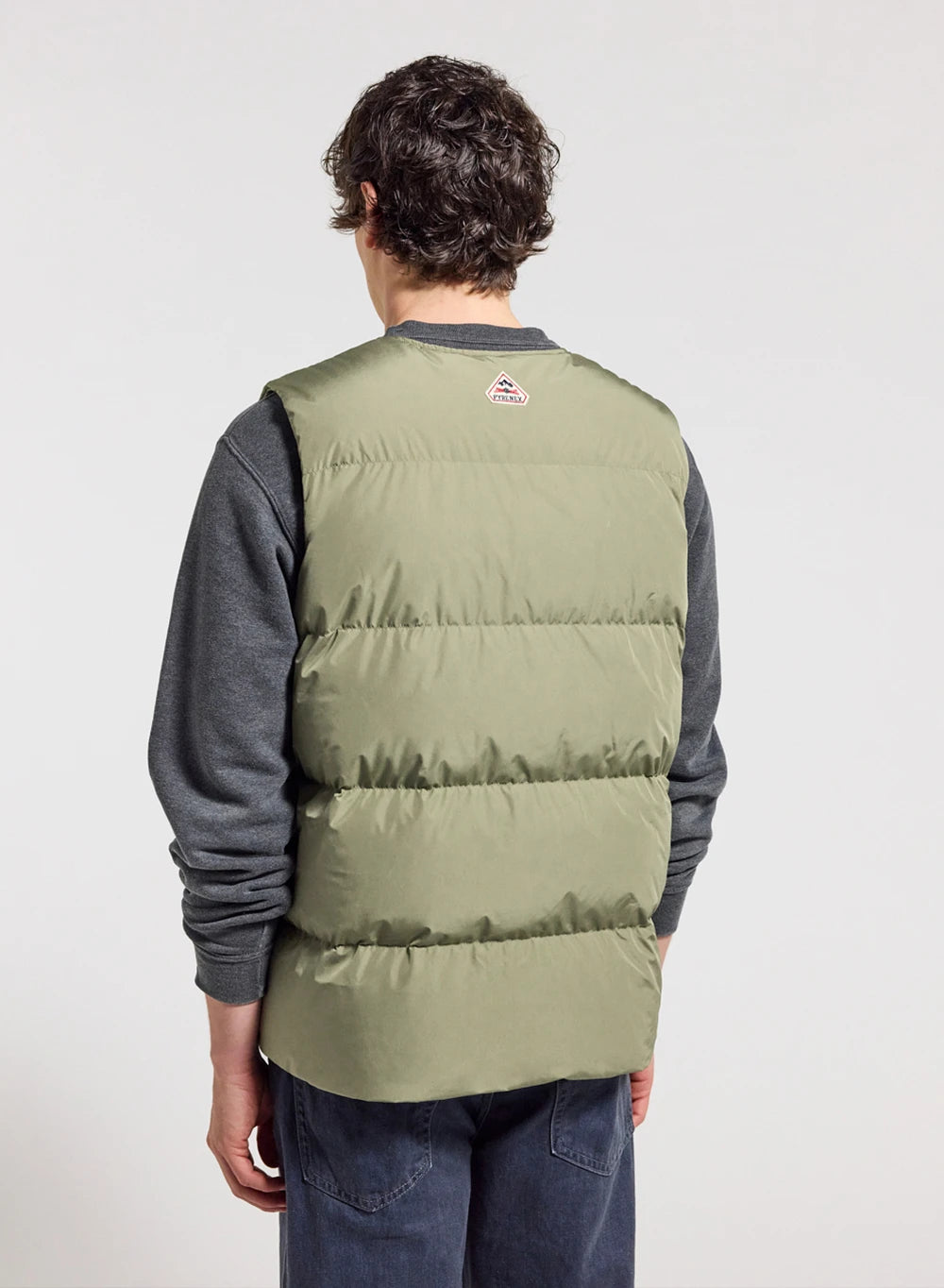 pyrenex-doudoune-sans-manches-homme-solace-kaki-clair image 3