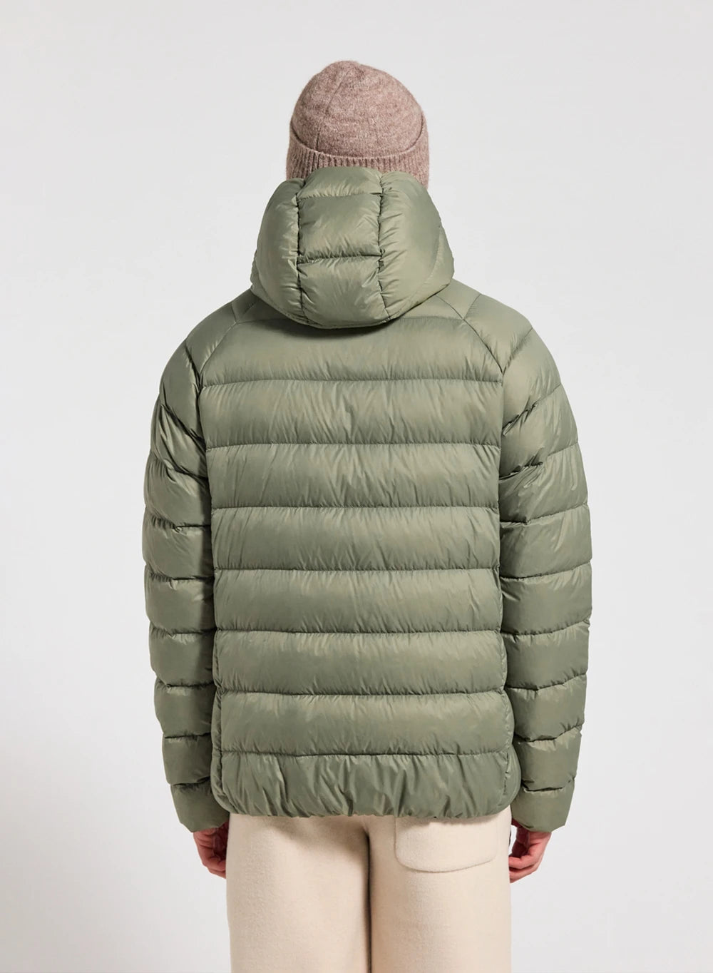 doudoune-capuche-homme-pyrenex-arial-kaki-clair-l-g-re image 4